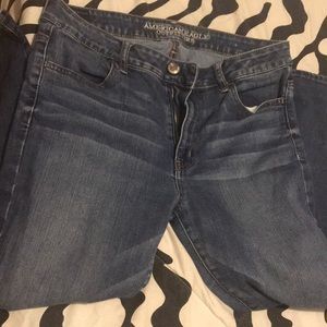 High rise jogging crop super stretch